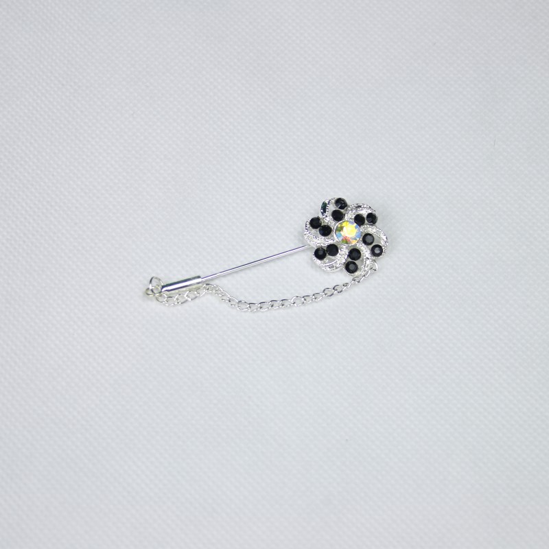 Black Zalora Hijab Pin