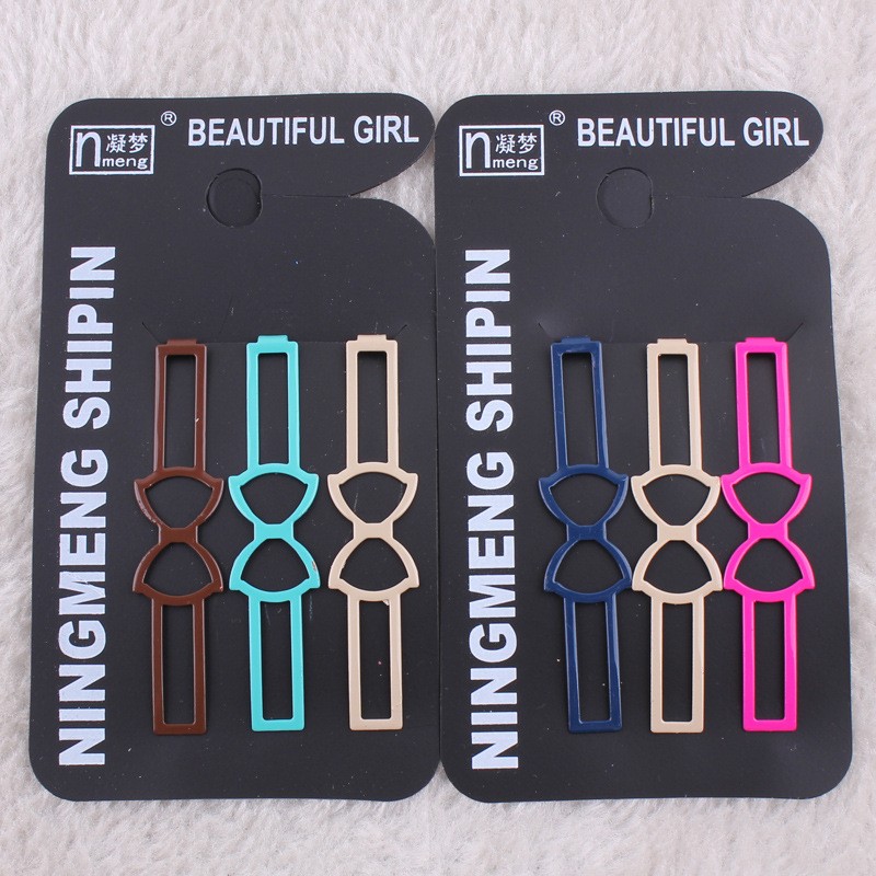 Bow Colour Hair Pins
