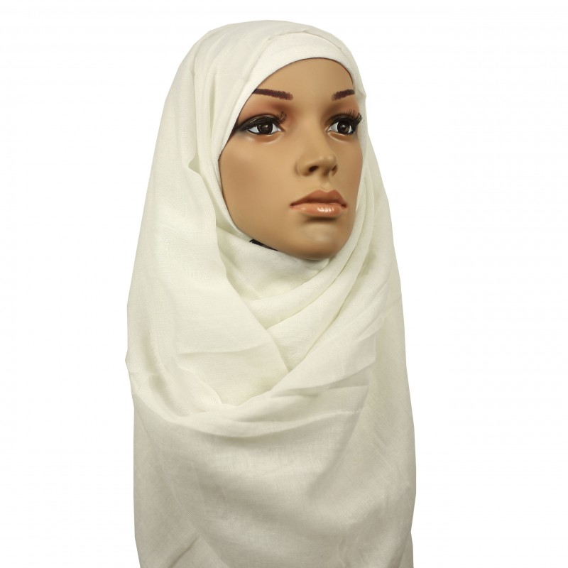White Large Maxi Hijab