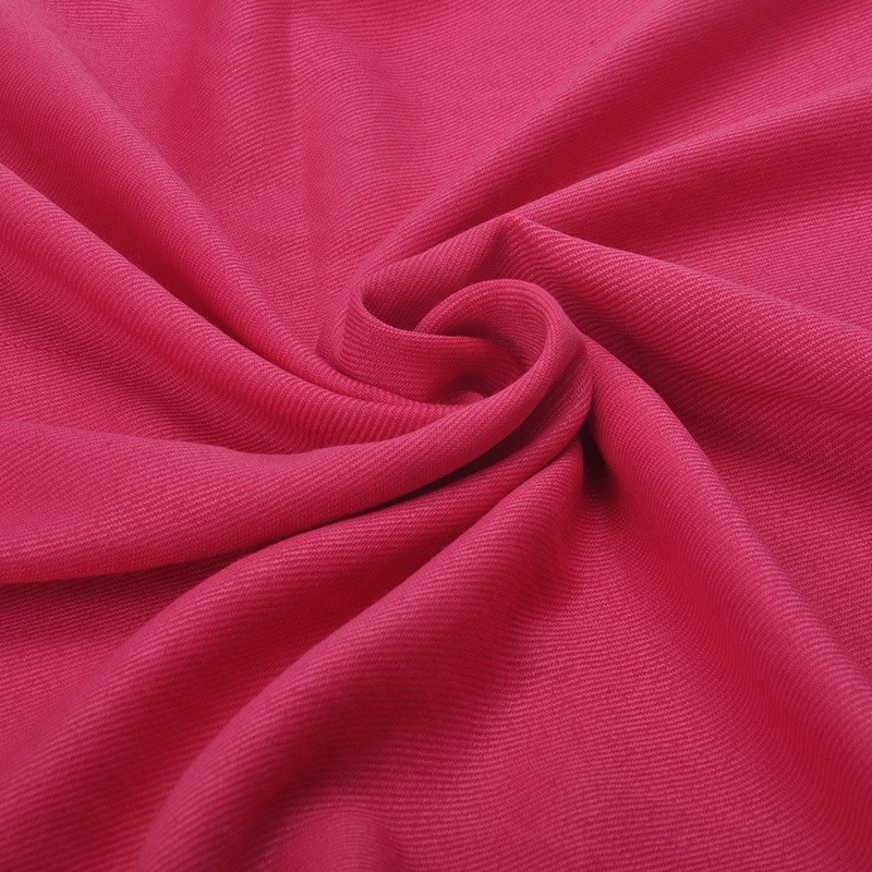 Rose Red Twill Thick Pashmina 175x60cm Hijab