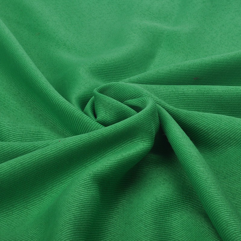 Green Twill Thick Pashmina 175x60cm Hijab