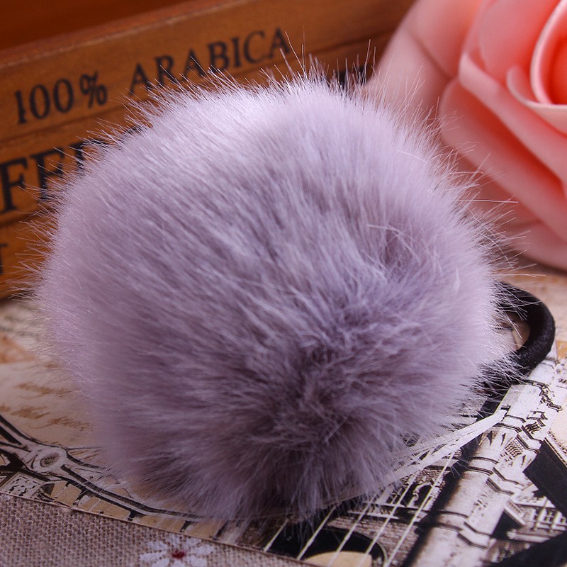 Gray Puff Hairband