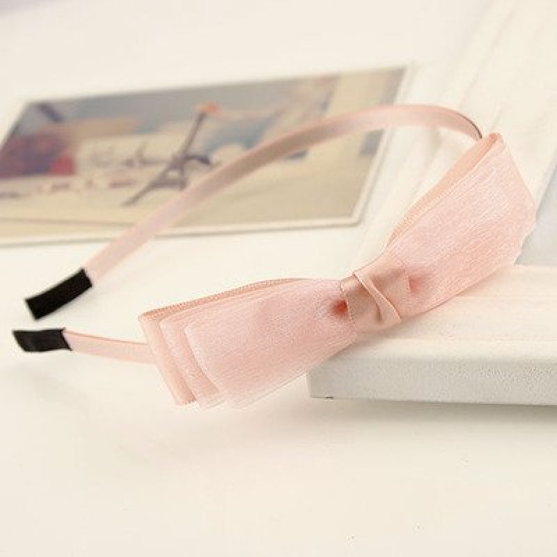 Pink Bow Hairband