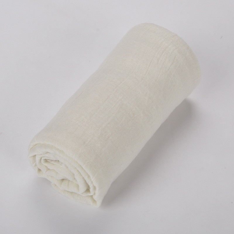 Milk White Plain Maxi Tassel 180x90cm Cotton Hijab