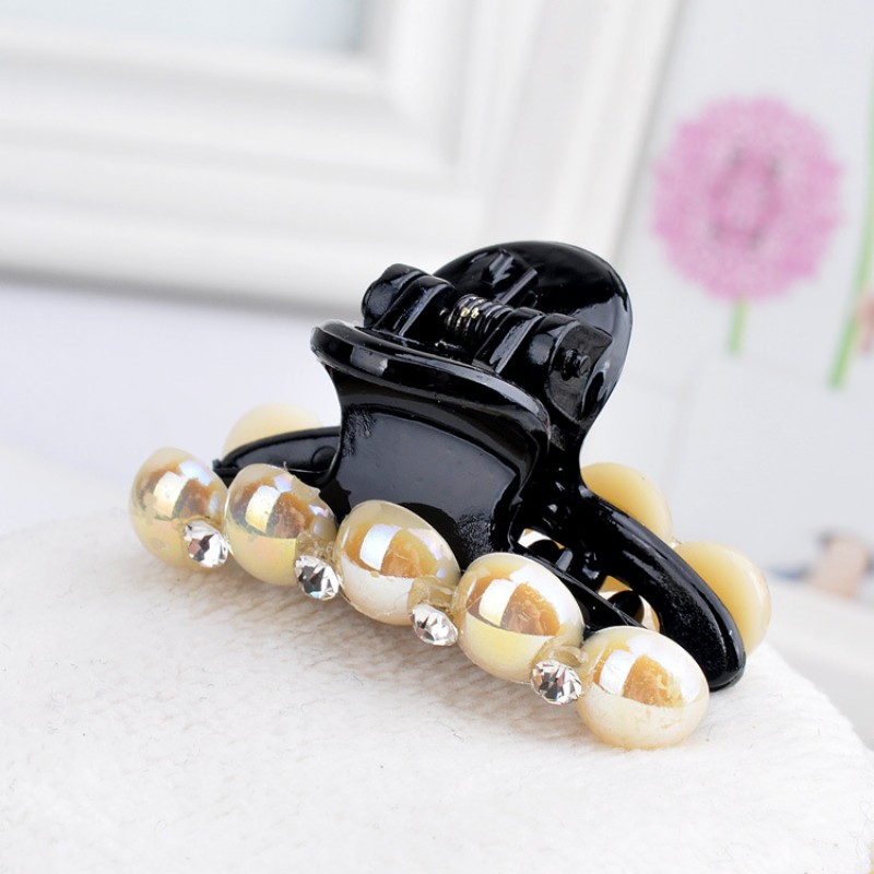 Pearl Black Hair Clasp