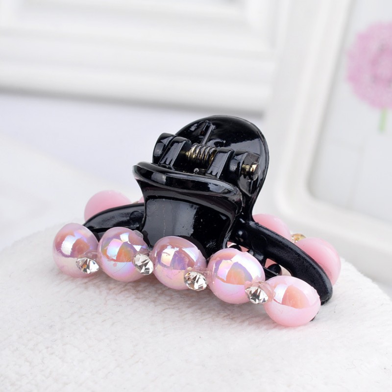 Pink Pearl Hair Clasp