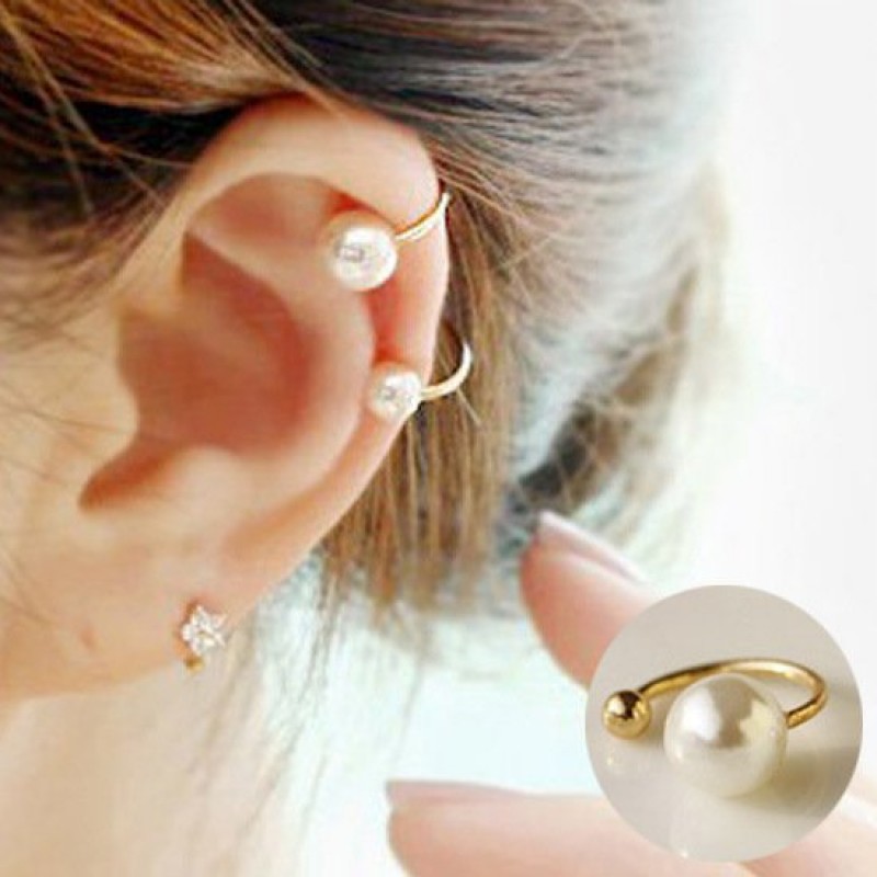 Gold Pearl Clasp