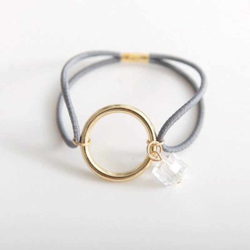 Gray Crystal Ring Hair band