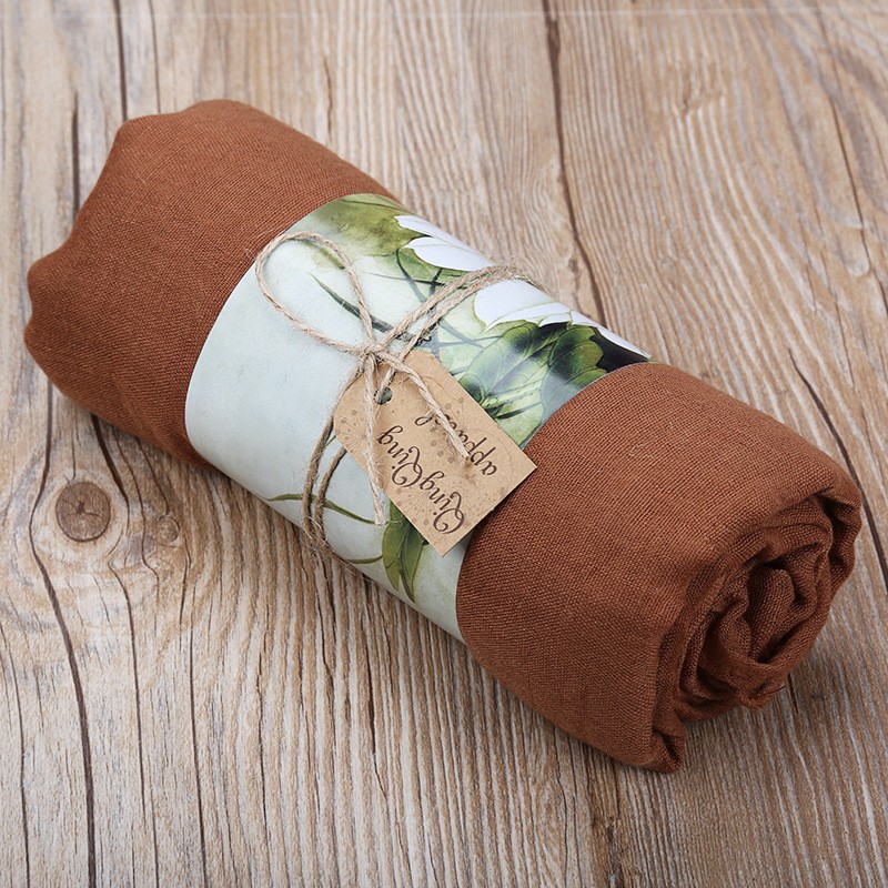 Brick Red Plain Cotton Extra 180x150cm Maxi Hijab