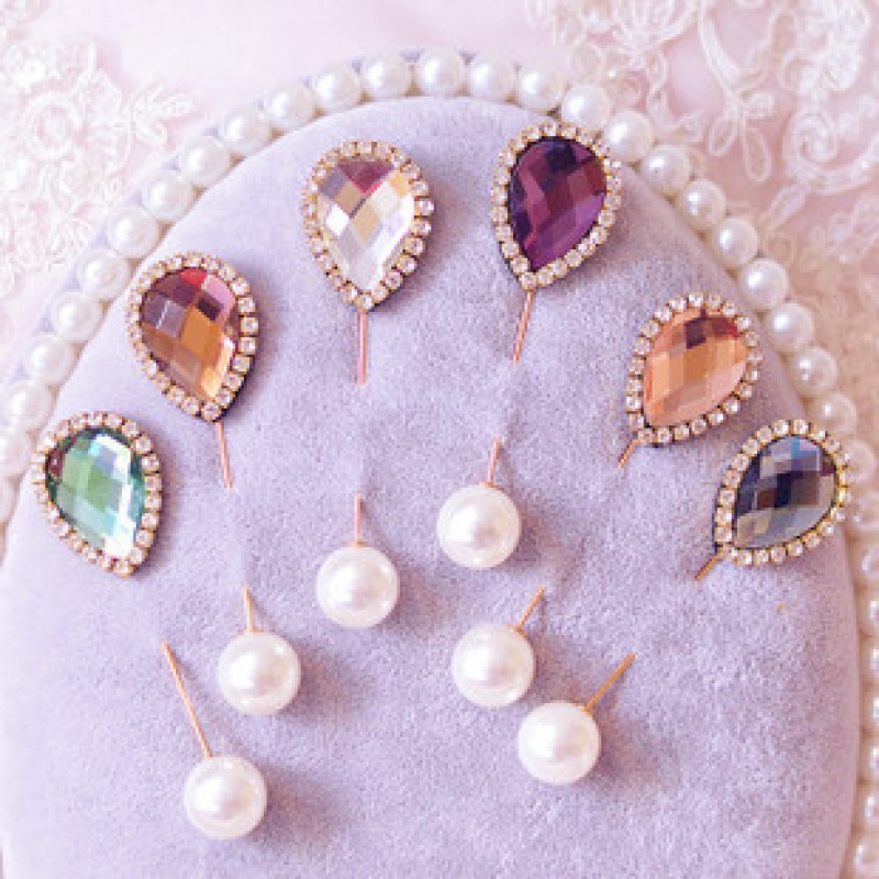 champagne Elizabeth Vintage Hijab Pin 