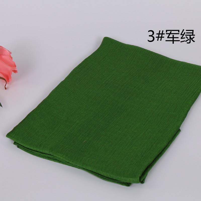 Army Green Dutch Linen Lustre Hijab