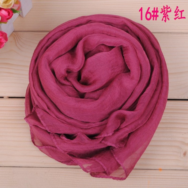 purple red Silk Candy Maxi Hijab