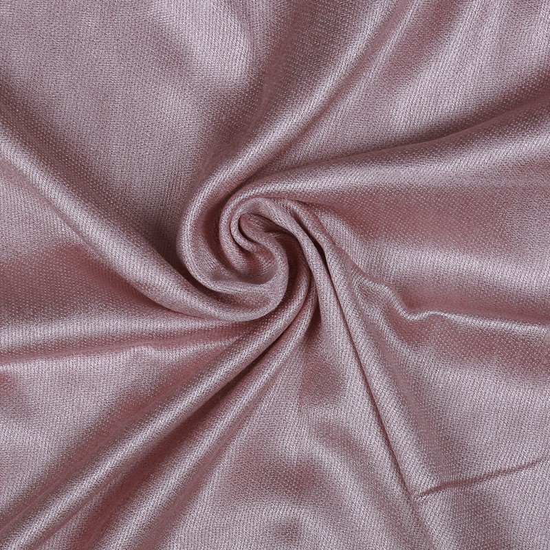 Pitch Thick Plain Cotton Satin Hijab