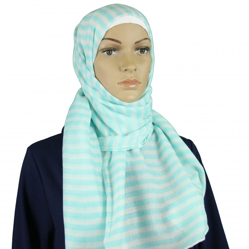 Sky Stripes Hijab