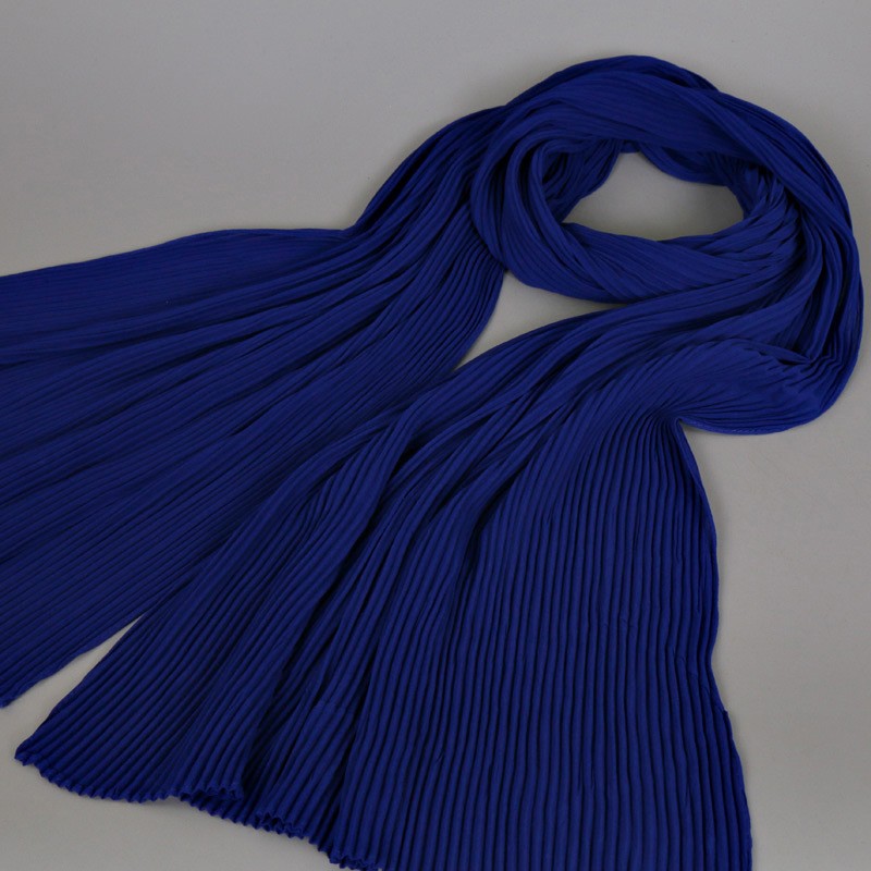 sapphire Pearl Chiffon Crinkle Hijab