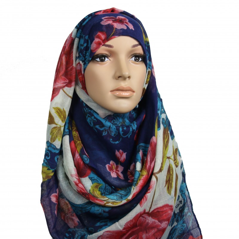 Floral Victoria Blue