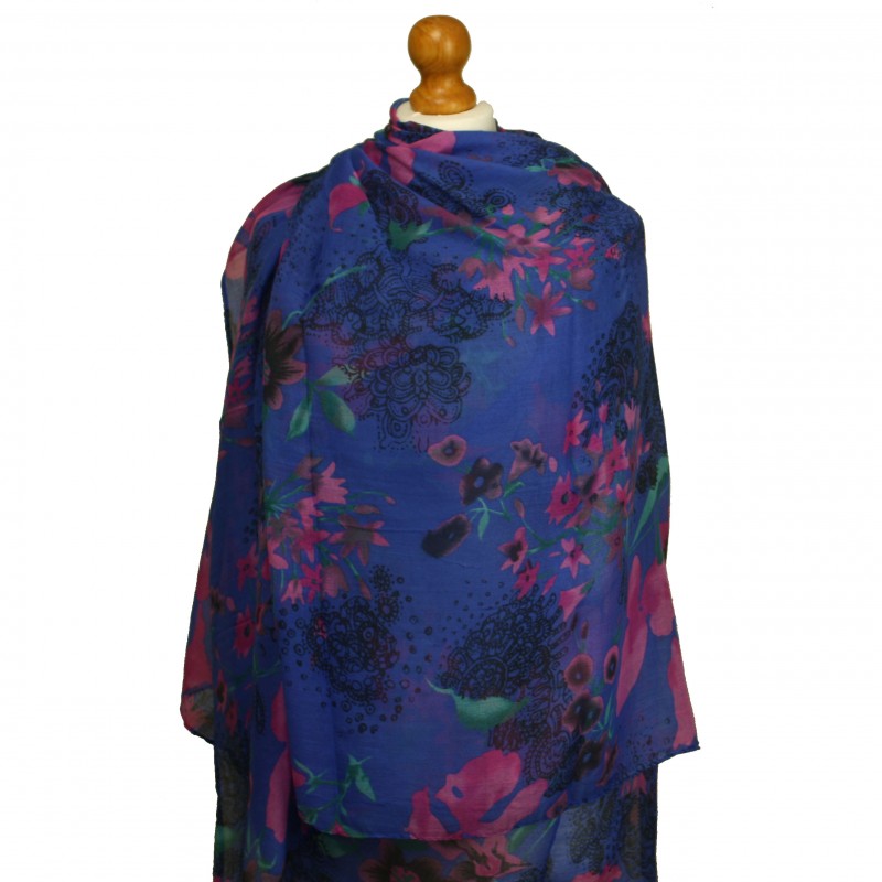Floral Fresco Blue
