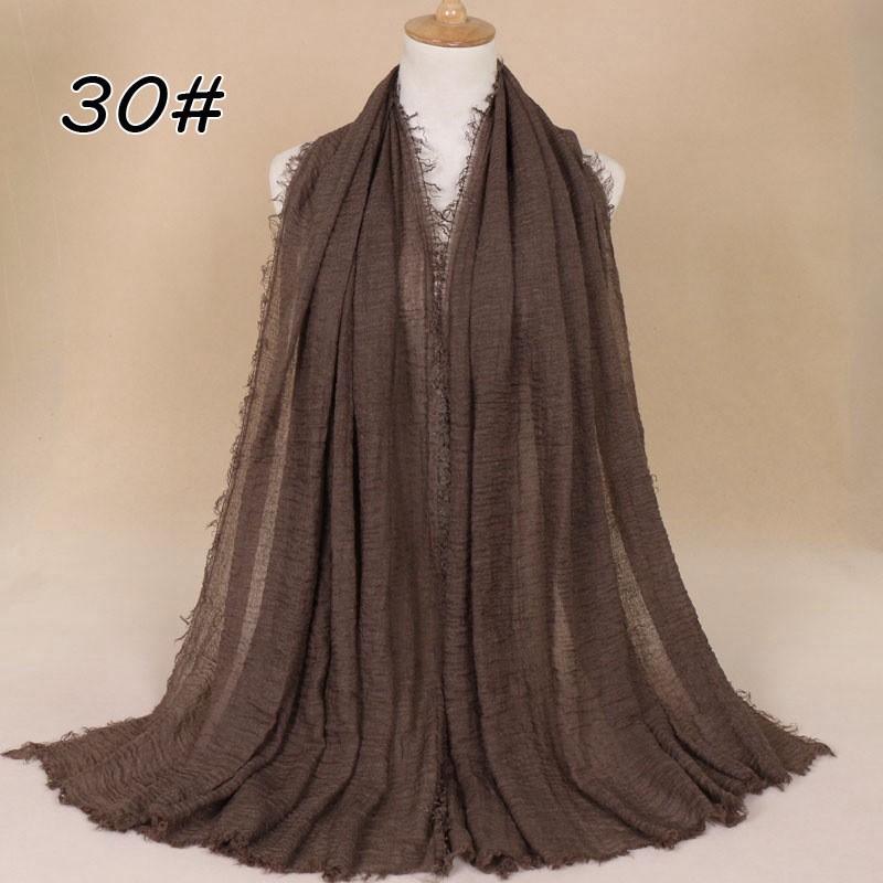Brown Cotton Vogue Maxi Hijab