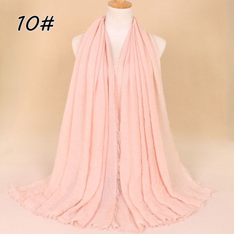 Pastel Nude Cotton Vogue Maxi Hijab