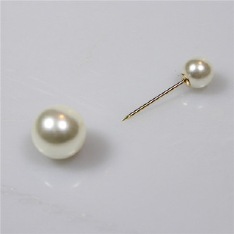 White Pearl Basics Pearl Hijab Pin 