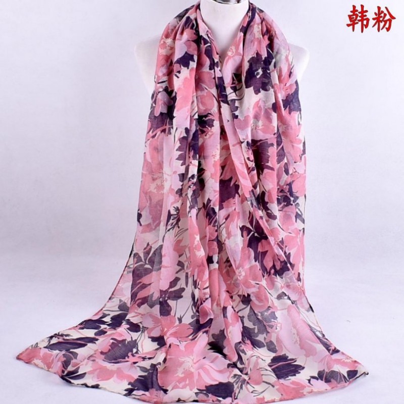 Pinks Camo Garden Print Hijab