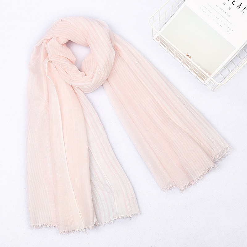 Light Pink Humbug Striped Hijab
