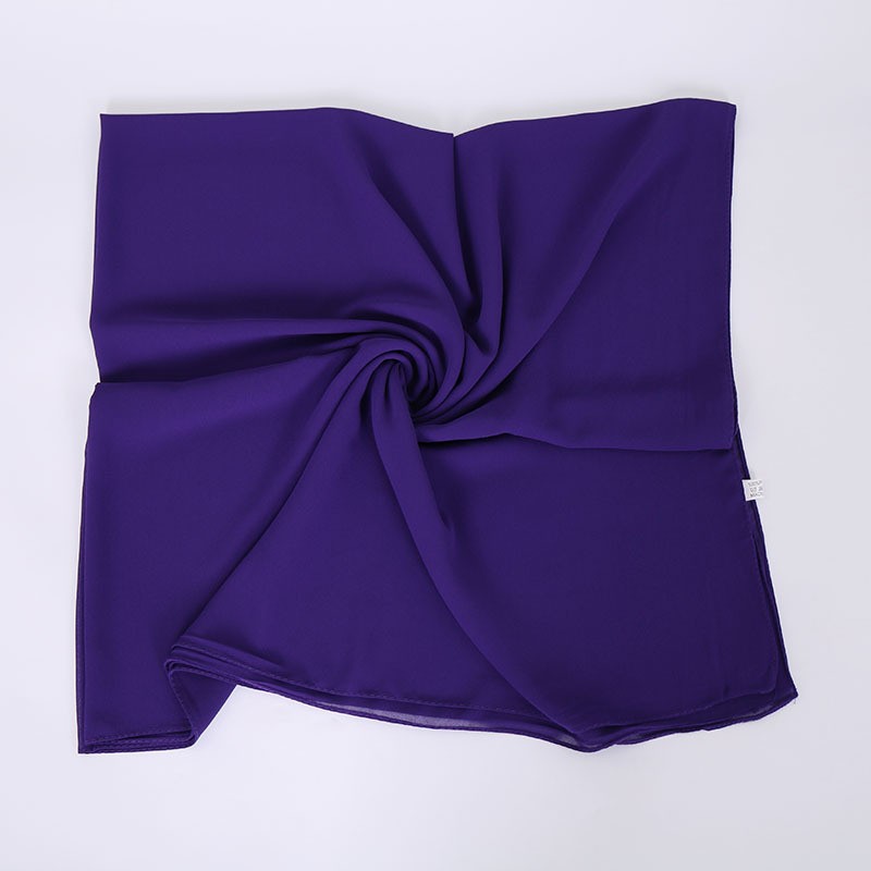 Plum Pearl Chiffon Square Hijab