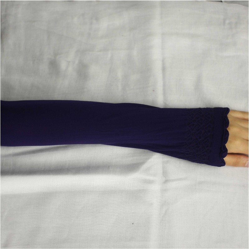 Navy Hijab Sleeves