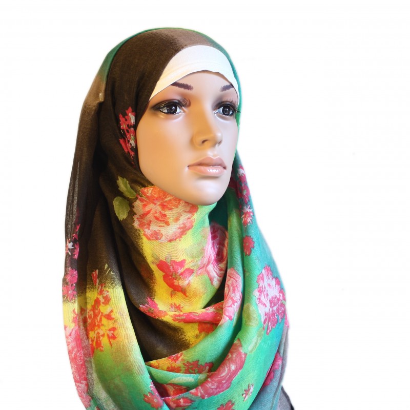Ombre Daisy Vibrance Maxi Hijab