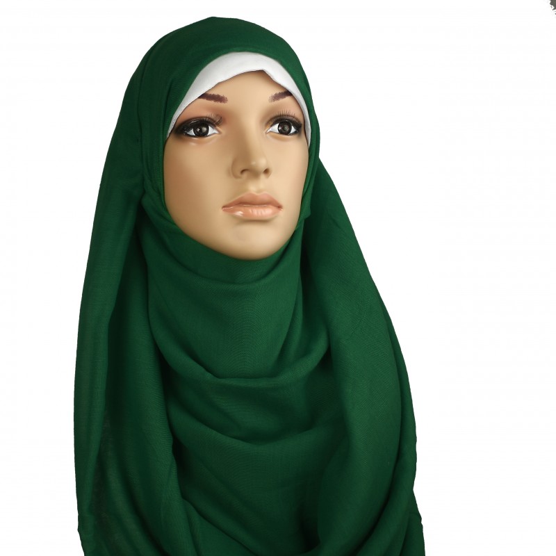 Sea Green Luxury Cotton Hijab