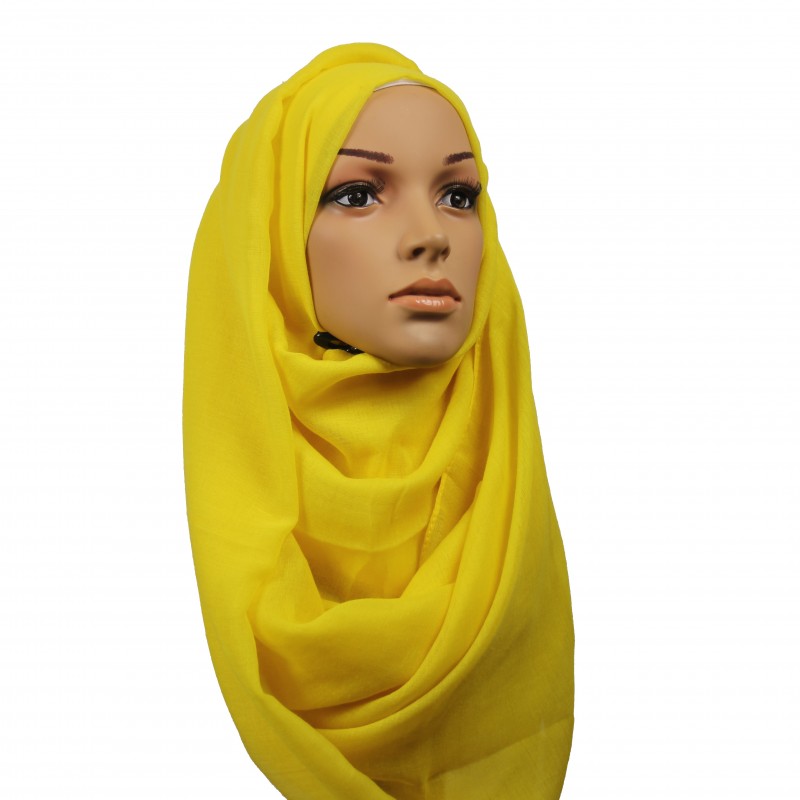 Sunflower Yellow Large Maxi Hijab