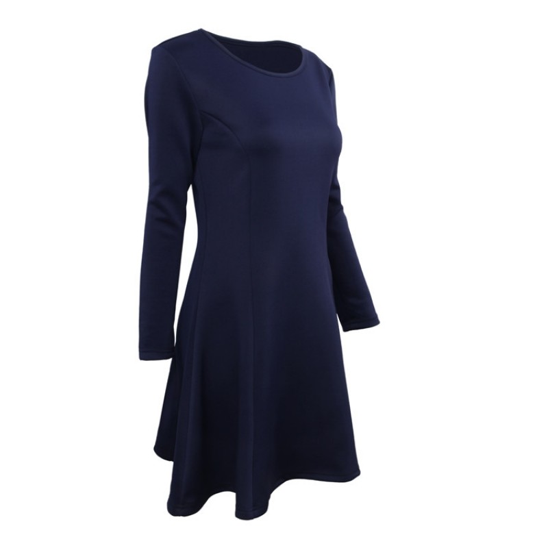 Dark Blue Tunic Skater Dress Medium