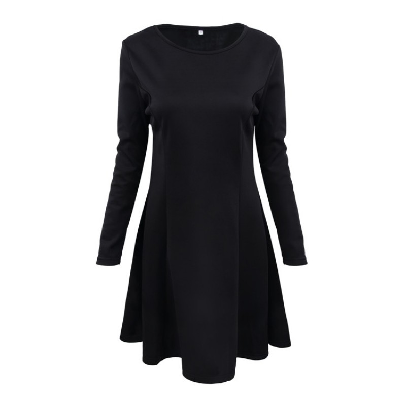 Black Tunic Skater Dress Medium