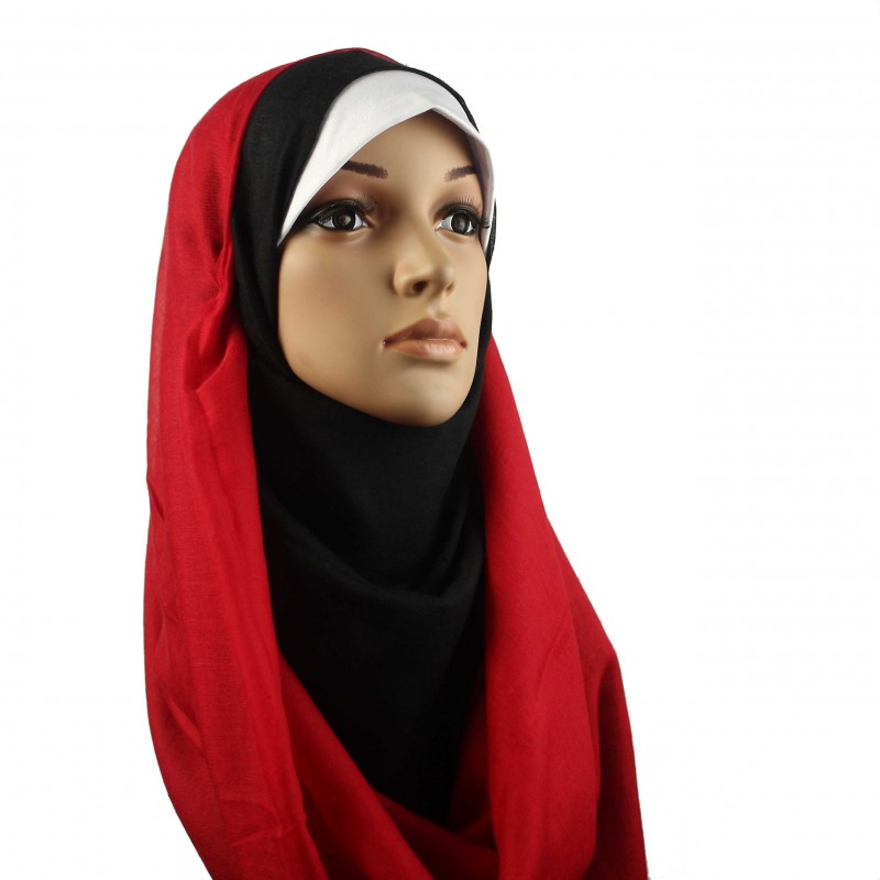 Two Tone Red & Black