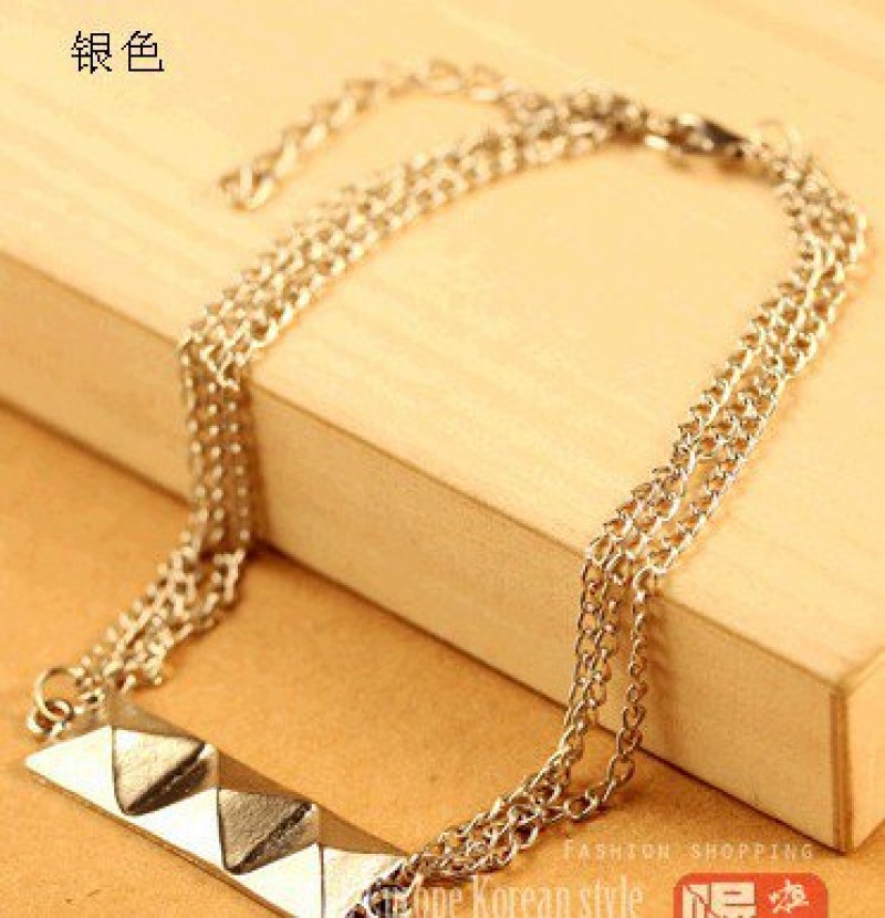 Chunky Chain Anklet Silver