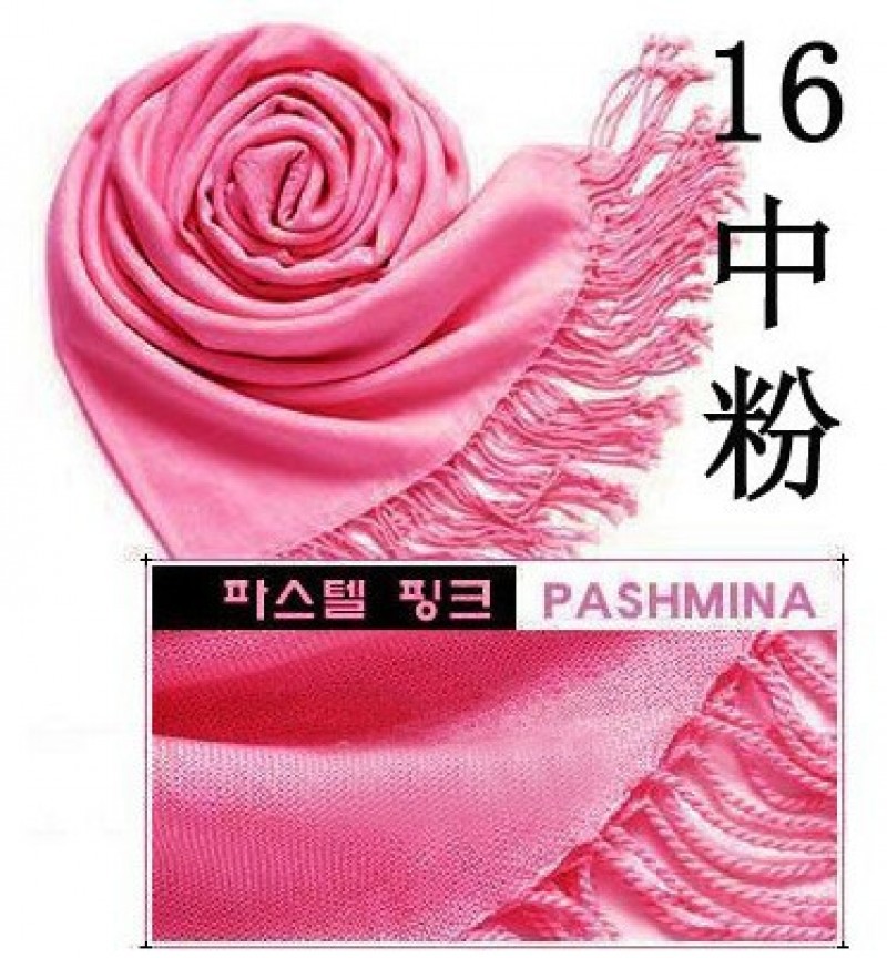  medium powder Cashmere 180x70cm Pashmina Hijab
