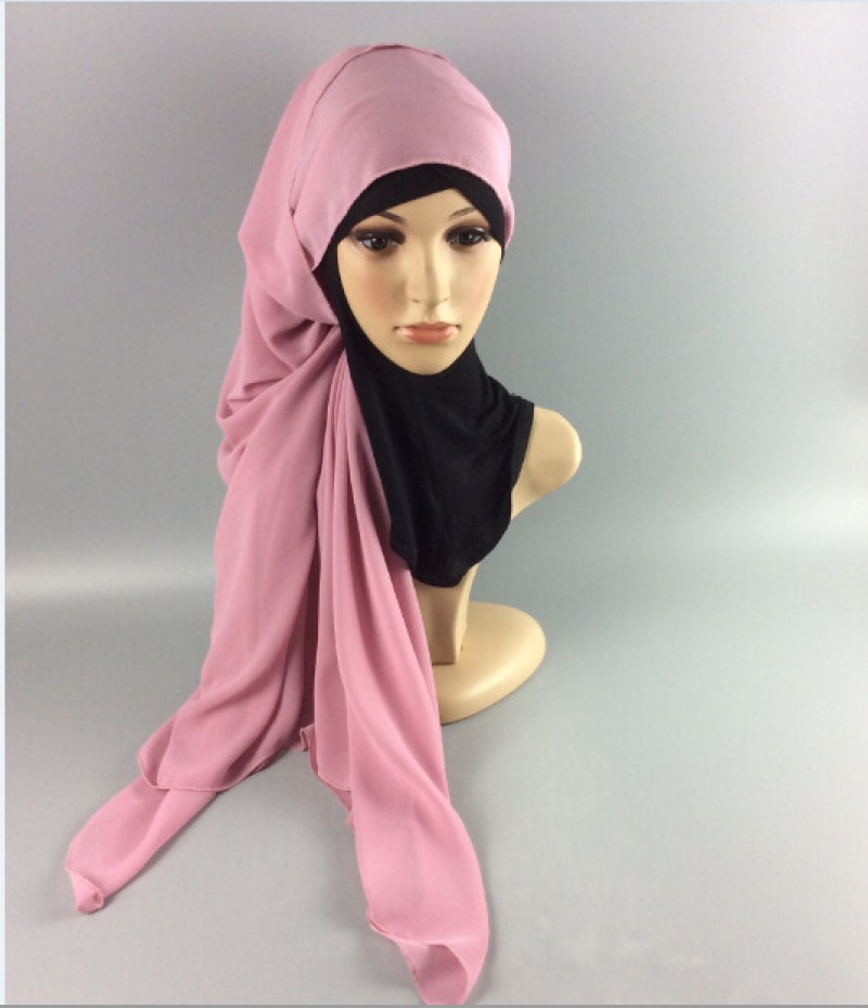 Rhubarb Soft Chiffon Crepe Hijab 