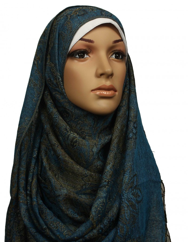 Pashmina Afghan Teal