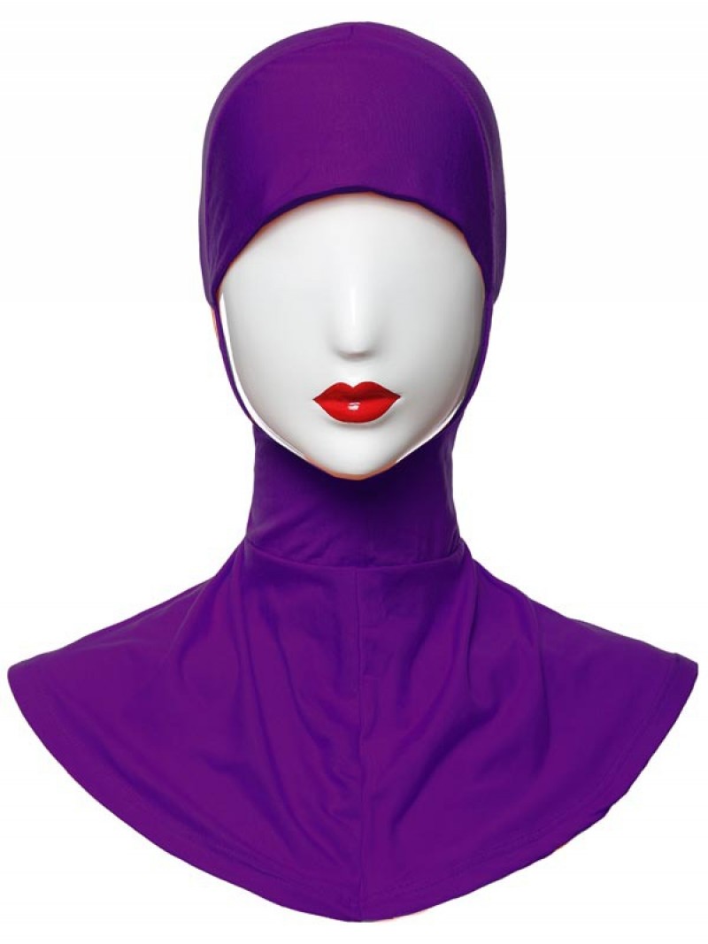 Purple Modal Structured Hijab Underscarf 
