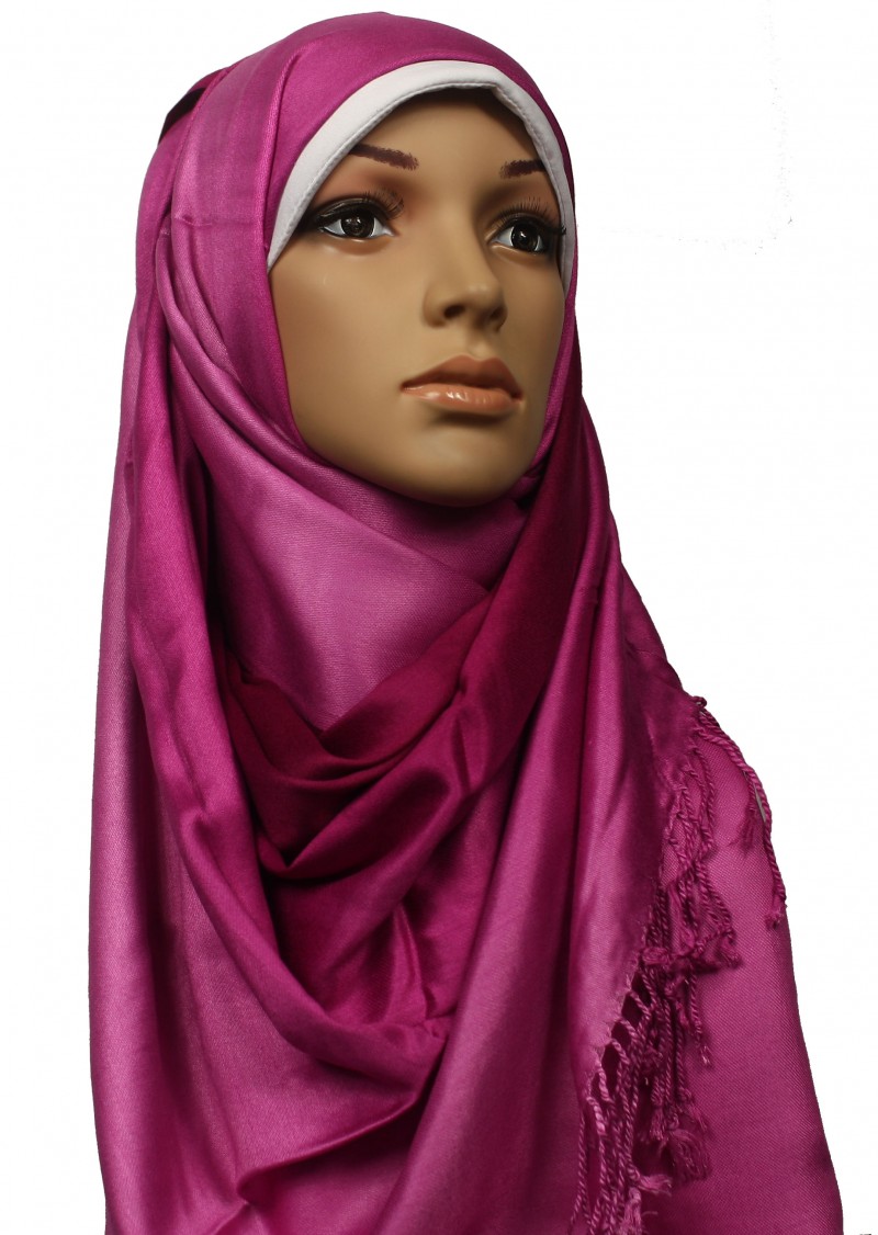 Magenta Satin Ombre