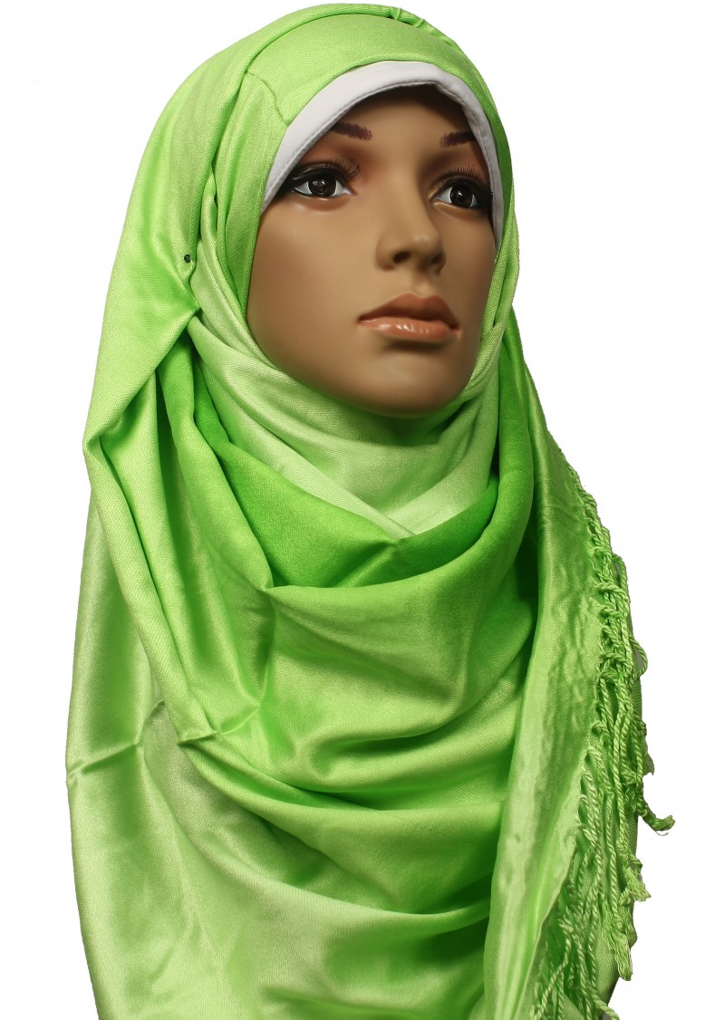 Green Satin Ombre