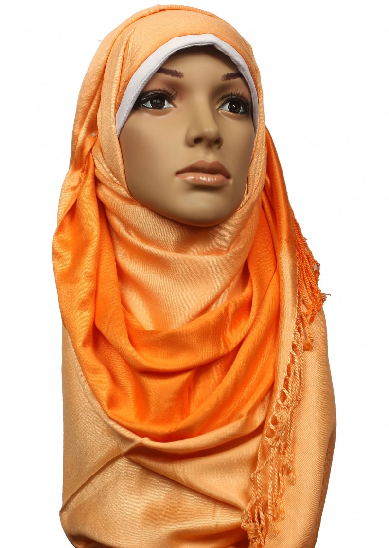 Orange Satin Ombre