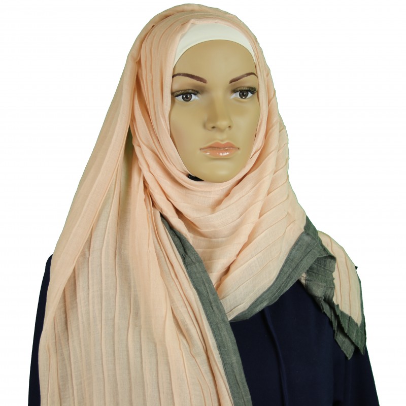 Vanilla Layered Hijab