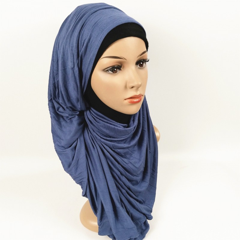 Smokey Blue Premium Mercerized Cotton Extra Maxi Jersey