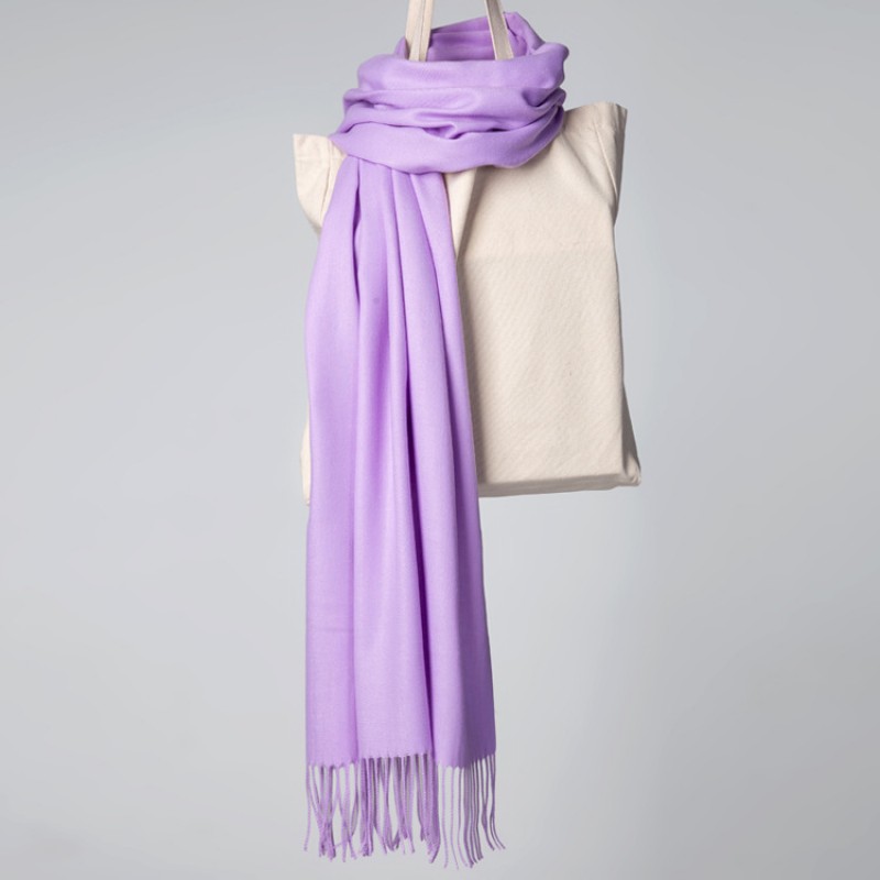 Light purple Twill 180x70cm Pashmina Hijab