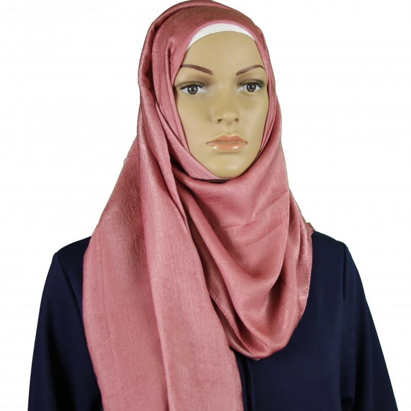 Rhubarb Velvet Silk Maxi Hijab