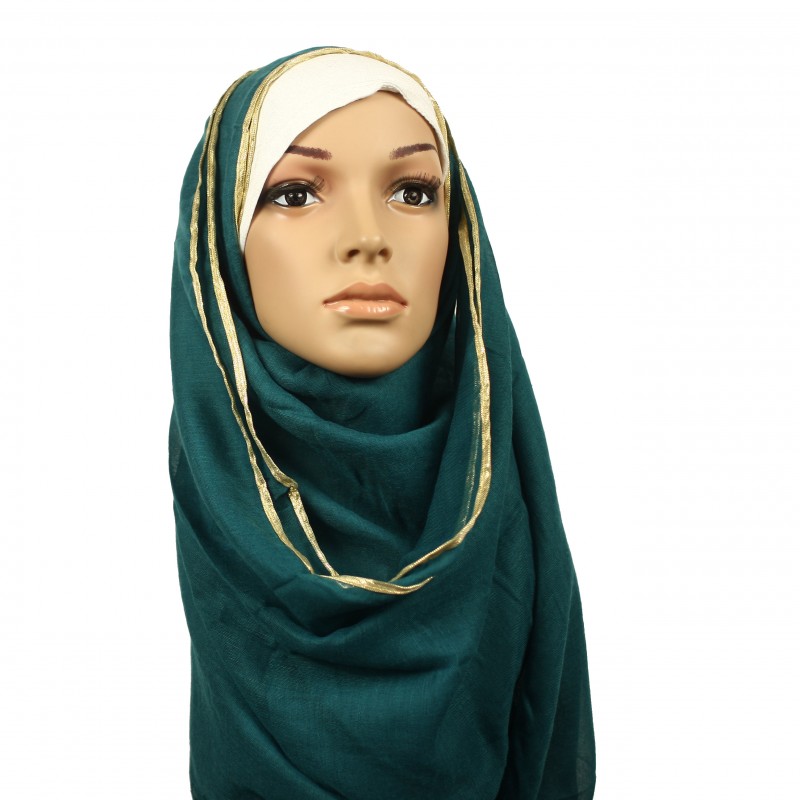 Teal Green Khaleeji Gold Chain