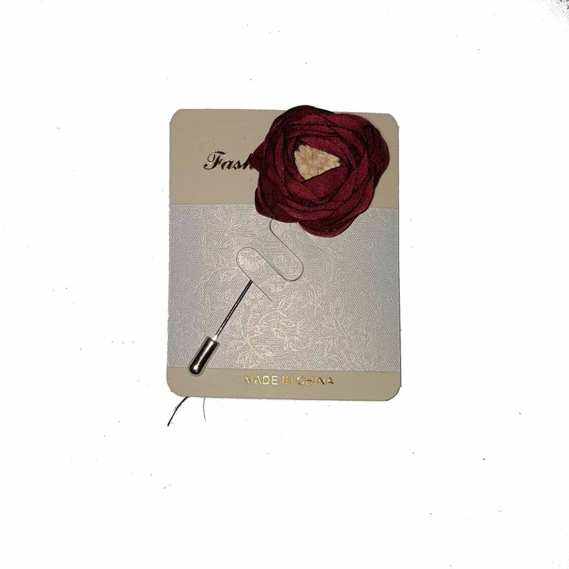 Maroon Rosie Hijab Pin