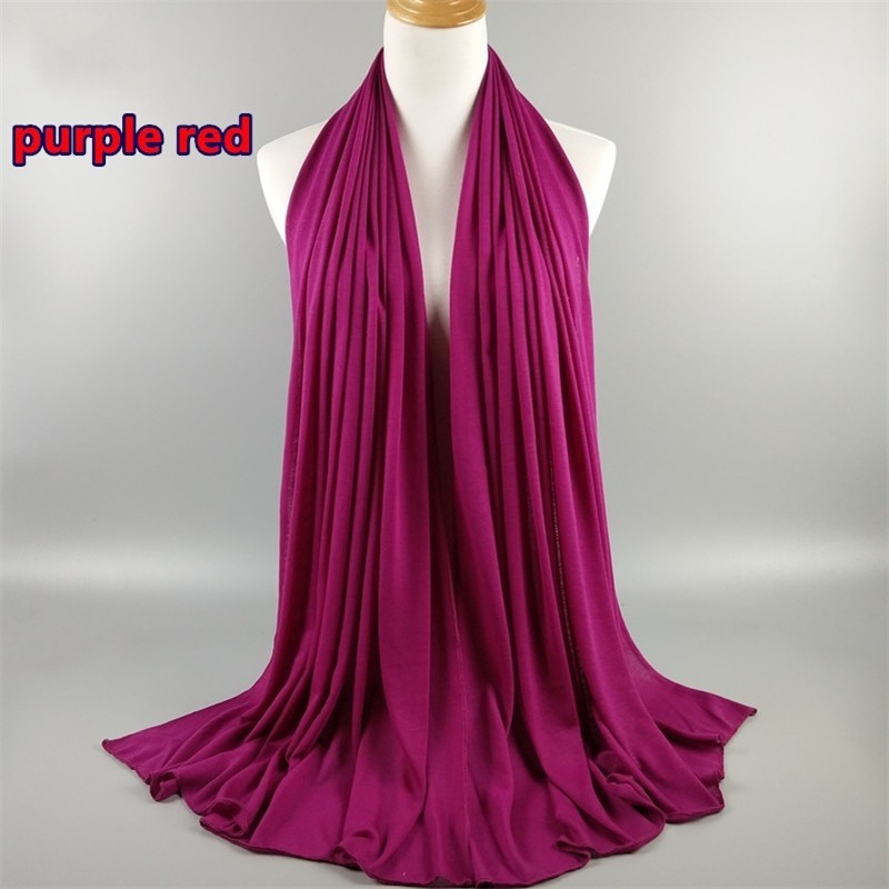 Magenta Jersey Modal Cotton Maxi Hijab