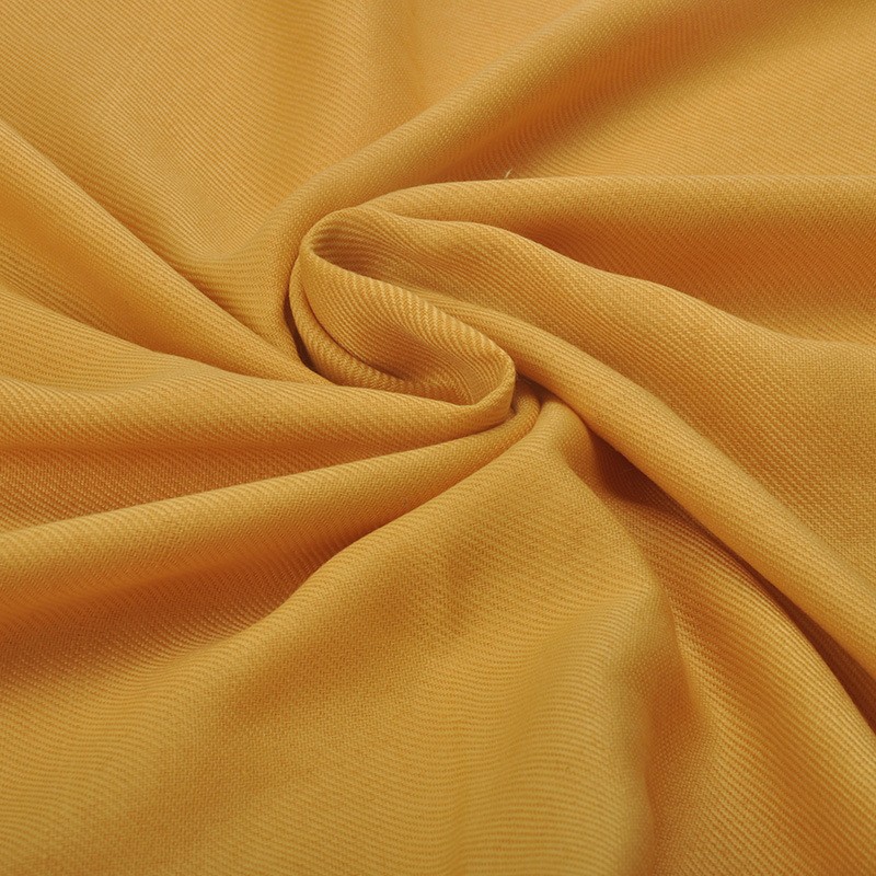 Yellow Twill Thick Pashmina 175x60cm Hijab